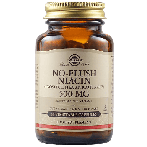 Solgar – No Flush Niacin B3 500mg 50 caps
