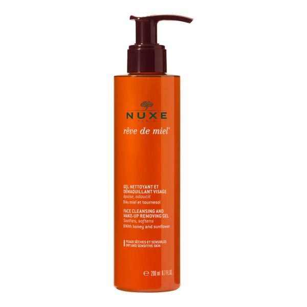 Nuxe - Reve De Miel Gel Καθαρισμού & Ντεμακιγιάζ 200ml
