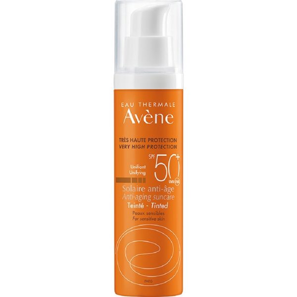 Avene - Solaire Anti-Age SPF50+ Αντιγηραντική Αντηλιακή Κρέμα Προσώπου με Χρώμα 50ml