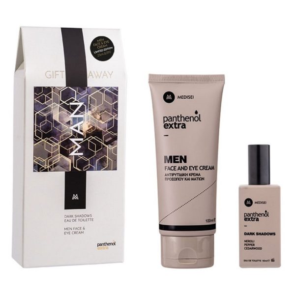 Medisei - Panthenol Extra Gift Away Dark Shadows Ανδρικό Άρωμα 50ml & Αντιρυτιδική Κρέμα Προσώπου - Ματιών 100ml