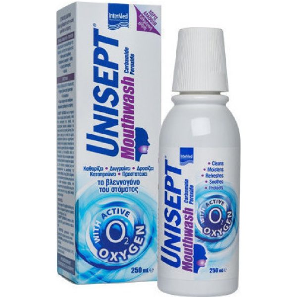 Intermed - Unisept Mouthwash Στοματικό Διάλυμα 250ml Intermed - Unisept Mouthwash Στοματικό Διάλυμα 250ml