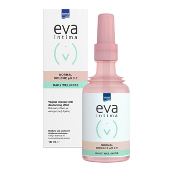 Intermed - Eva Intima Daily Wellness Normal Douche Κολπική Πλύση pH3 Υγρό Καθαρισμού 147ml Intermed - Eva Intima Daily Wellness Normal Douche Κολπική Πλύση pH3 Υγρό Καθαρισμού 147ml