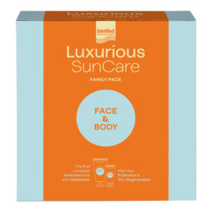 Face Sun Protetion Intermed – Luxurious Suncare Family Pack Face Cream SPF50 75ml & Body Cream SPF30 200ml