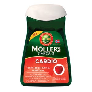Ωμέγα 3-6-9 Moller’s – Omege-3 Cardio 60 μαλακές κάψουλες