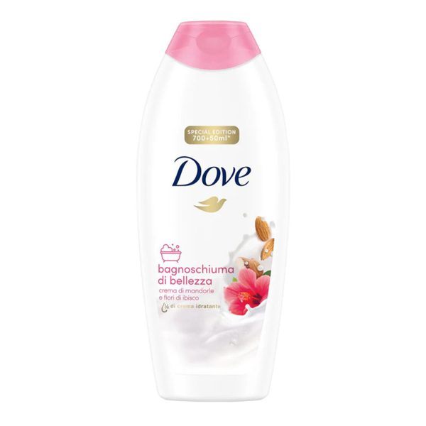 Dove – Caring Bath Almond Cream with Hibiscus 750ml Dove – Caring Bath Almond Cream with Hibiscus 750ml