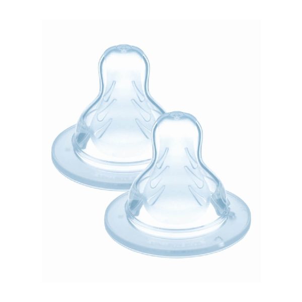 ΜΑΜ - 412S - Θηλή Σιλινόνης Μεγάλης Ροής Που Δεν Στάζει 4+ Mηνών 2τμχ