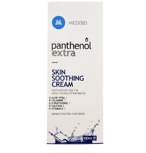 Medisei - Panthenol Extra Skin Soothing Cream Κατάλληλη για Ελαφριά Εγκαύματα Ηλίου 100ml Medisei - Panthenol Extra Skin Soothing Cream Κατάλληλη για Ελαφριά Εγκαύματα Ηλίου 100ml
