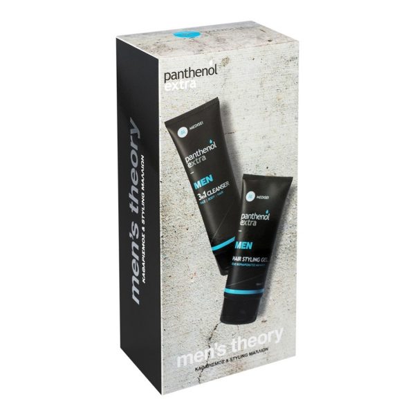 Medisei - Promo Panthenol Extra  Men’s Theory: Αφρόλουτρο 3 σε 1 200ml & Gel Μαλλιών 150ml