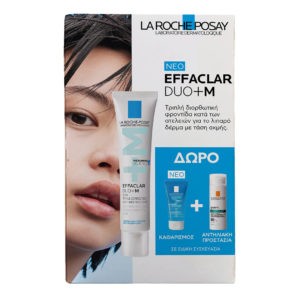 Acne - Sensitive Skin La Roche Posay – Promo Effaclar Duo+M Anti-imperfections Triple Corrective Care 40ml & Effaclar Gel 50ml & Anthelios Oil Correct SPF50+ 3ml