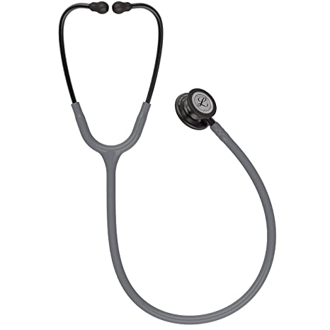 Littmann - Στηθοσκόπιο Classic III Gray Αυλός Κώδωνας Smoke Στέλεχος Violet Gray και Ακουστικά Smoke 27 ίντσες Κωδικός 5873