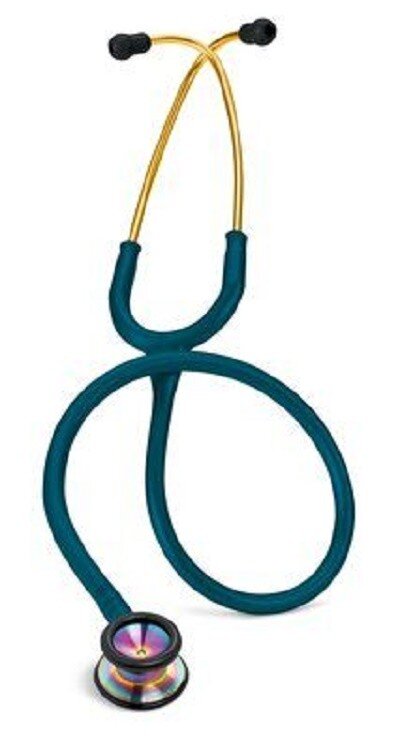Littmann - Στηθοσκόπιο Classic II Παιδιατρικό Κώδωνας Rainbow Finish Caribbean Blue Αυλός Κωδικός 2153