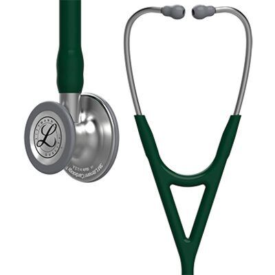 Littmann - Στηθοσκόπιο Cardiology IV Hunter Green με Κλασικό Χρώμα Κώδωνα 68.6 cm Κωδικός 6155