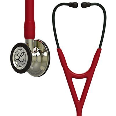 Littmann - Στηθοσκόπιο Cardiology IV Burgundy με Κώδωνα και Στέλεχος Champagne 69cm Κωδικός 6176