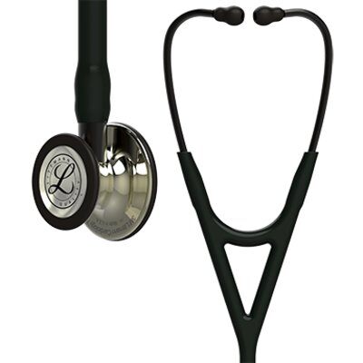 Littmann - Στηθοσκόπιο Cardiology IV Μαύρο με Kώδωνα Champagne-Finish Smoke Στέλεχος και Ακουστικά 69cm Κωδικός 6179