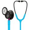 Littmann - Στηθοσκόπιο Classic III Turquoise Αυλός Κώδωνας Smoke Στέλεχος Pink και Ακουστικά Smoke 27 ίντσες Κωδικός 5872