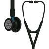 Littmann - Στηθοσκόπιο Cardiology IV Μαύρο με Κώδωνα Black-Finish Στέλεχος Blue Μαύρα Ακουστικά 69cm Κωδικός 6201