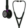 Littmann - Στηθοσκόπιο Cardiology IV Μαύρο με Κώδωνα Black-Finish Στέλεχος Violet Μαύρα Ακουστικά 69cm Κωδικός 6203