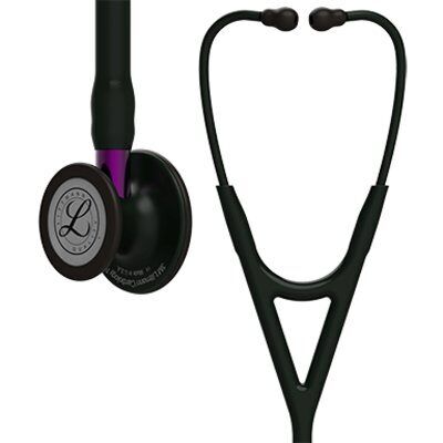 Littmann - Στηθοσκόπιο Cardiology IV Μαύρο με Κώδωνα Black-Finish Στέλεχος Violet Μαύρα Ακουστικά 69cm Κωδικός 6203