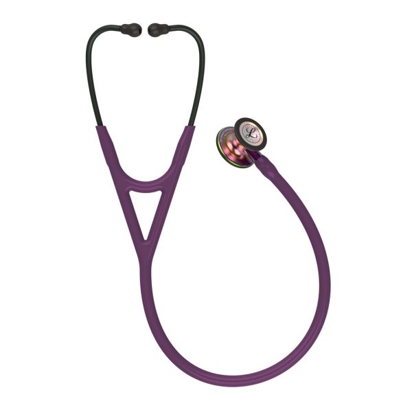 Littmann - Στηθοσκόπιο Cardiology IV Plum με Κώδωνα Rainbow-Finish Στέλεχος Violet και Μαύρα Ακουστικά 69cm Κωδικός 6205