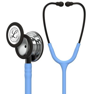 Littmann - Classic III Στηθοσκόπιο Ceil Blue με Κώδωνα Mirror-Finish Στέλεχος και Ακουστικά Smoke 27 ίντσες REF 5959