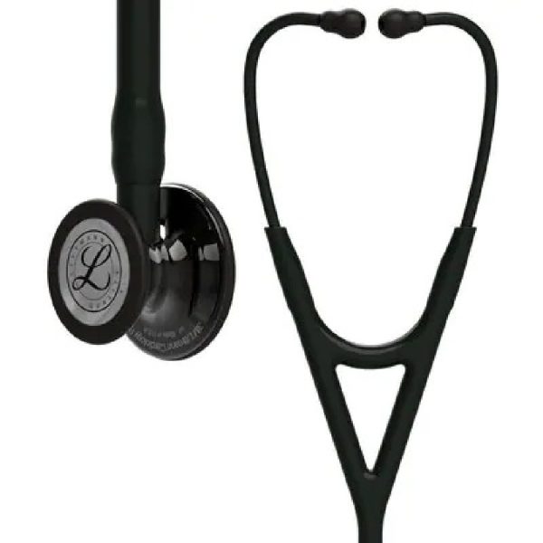 Littmann - Στηθοσκόπιο Cardiology IV Μαύρο με Κώδωνα High Polish Smoke-Finish Στέλεχος Μαύρο και Μαύρα Ακουστικά 27cm Κωδικός 6232