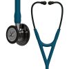Littmann - Στηθοσκόπιο Cardiology IV Caribbean με Κώδωνα High Polish Smoke-Finish Στέλεχος Mirror και Μαύρα Ακουστικά 27 cm Κωδικός 6234