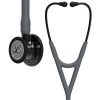 Littmann - Στηθοσκόπιο Cardiology IV Gray με Κώδωνα High Polish Smoke-Finish Στέλεχος και Ακουστικά Smoke 27cm Κωδικός 6238