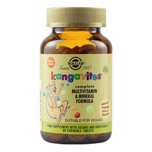 Solgar - Kangavites Tropical Flavor Παιδική Πολυβιταμίνη 60 ταμπ