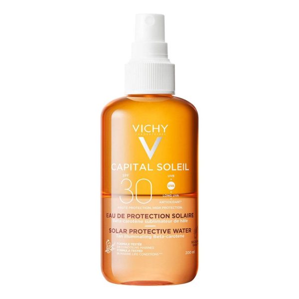 Vichy - Capital Soleil Αντηλιακό Νερό Spray SPF30 για Λαμπερό Μαύρισμα 200ml Vichy - Capital Soleil Αντηλιακό Νερό Spray SPF30 για Λαμπερό Μαύρισμα 200ml