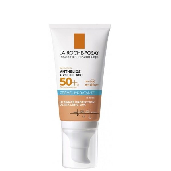 La Roche Posay - Anthelios UVMune 400 SPF50+ Hydrating Cream Ενυδατικό Αντηλιακό με Χρώμα 50ml