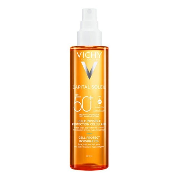 4Seasons Vichy – Capital Soleil Cell Protect Invisible Oil SPF50+ 200ml Vichy Capital Soleil