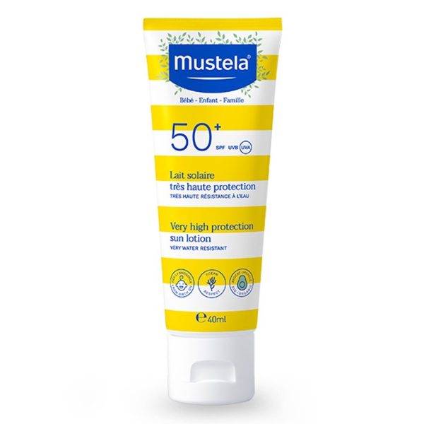 Mustela – Sun Body & Face Lotion SPF50+ 40ml Mustela – Sun Body & Face Lotion SPF50+ 40ml