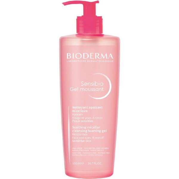 Bioderma - Sensibio Gel Moussant Απαλό Τζελ Καθαρισμού & Αφαίρεσης Μακιγιάζ για Ευαίσθητο Δέρμα 500ml Bioderma - Sensibio Gel Moussant Απαλό Τζελ Καθαρισμού & Αφαίρεσης Μακιγιάζ για Ευαίσθητο Δέρμα 500ml