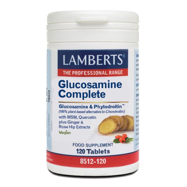 Lamberts - Glucosamine Complete Γλυκοζαμίνη & Φυτοδροϊτίνη 120 ταμπλέτες