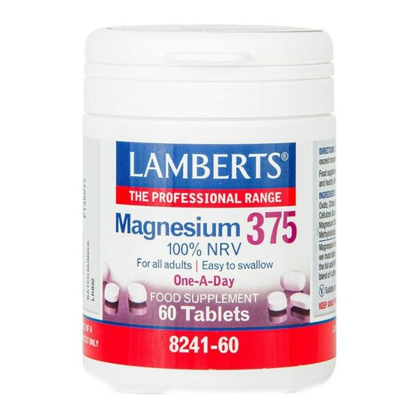 Lamberts - Παρέχει 100% της Συνιστώμενης Ημερήσιας Πρόσληψης Μαγνησίου σε μια Ταμπλέτα 60 tabs Lamberts - Παρέχει 100% της Συνιστώμενης Ημερήσιας Πρόσληψης Μαγνησίου σε μια Ταμπλέτα 60 tabs