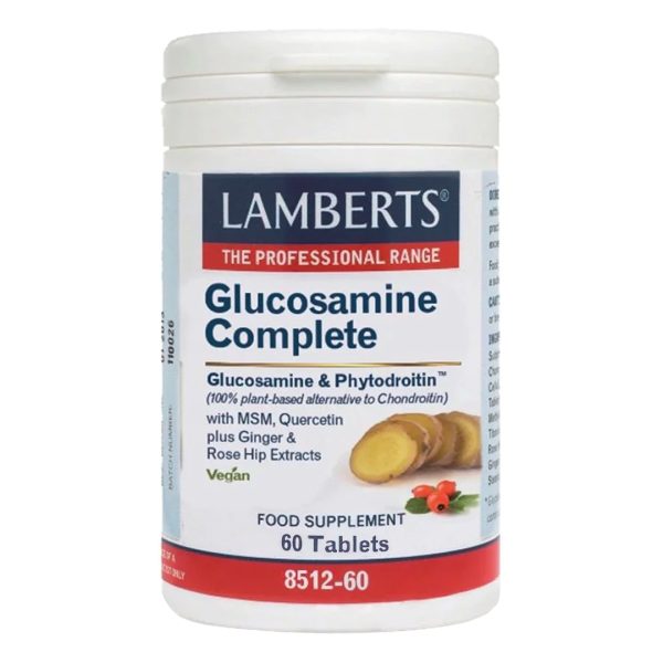 Lamberts - Glucosamine Complete Γλυκοζαμίνη & Φυτοδροϊτίνη 60 ταμπλέτες Lamberts - Glucosamine Complete Γλυκοζαμίνη & Φυτοδροϊτίνη 60 ταμπλέτες