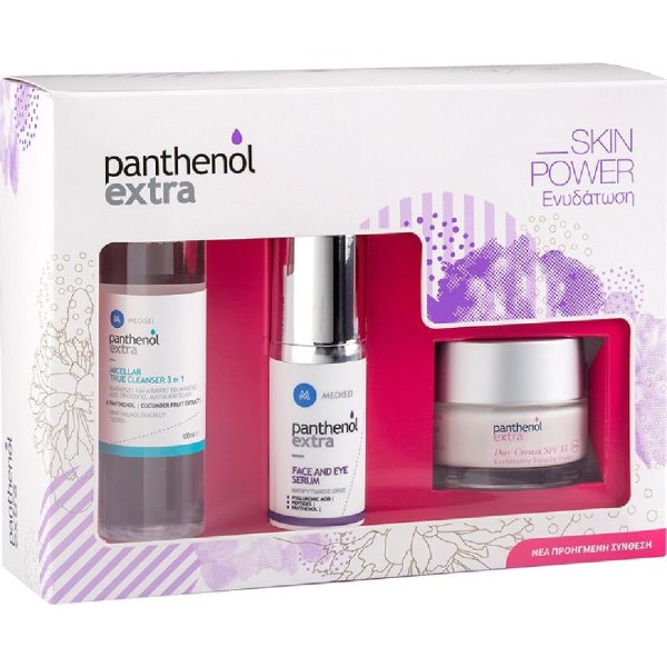 Panthenol Extra - Σετ Ενυδατική Κρέμα Ημέρας SPF15 50ml και Micellar True Cleanser 100ml και Αντιρυτιδικός Ορός για Πρόσωπο και Μάτια 30ml Panthenol Extra - Σετ Ενυδατική Κρέμα Ημέρας SPF15 50ml και Micellar True Cleanser 100ml και Αντιρυτιδικός Ορός για Πρόσωπο και Μάτια 30ml