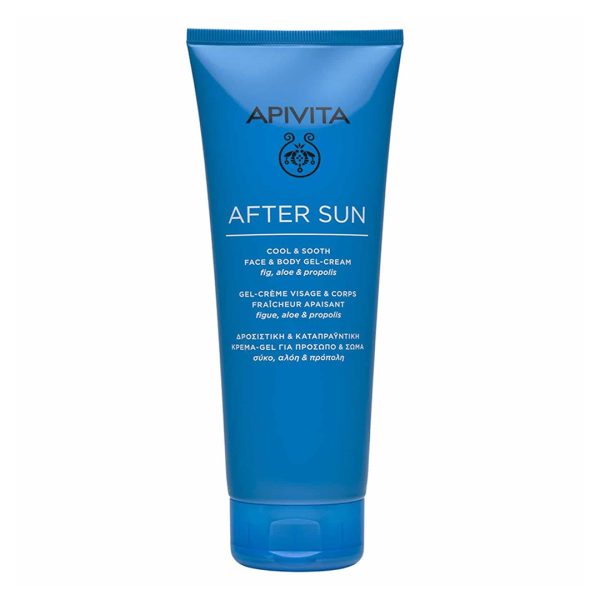 Apivita - Bee Sun Safe After Sun Δροσιστική & Καταπραϋντική Κρέμα-Gel για Πρόσωπο & Σώμα 200ml