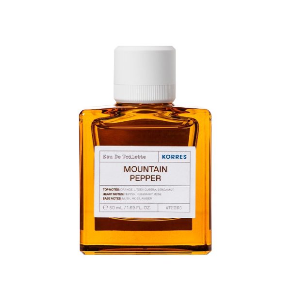 Korres - Mountain Pepper Eau De Toilette Ανδρικό Άρωμα 50ml