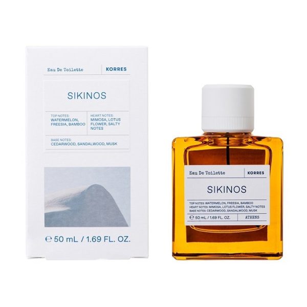 Korres - Eau de toilette Sikinos Άρωμα με Νότες Καρπούζι & Φρέζια & Μπαμπού 50ml