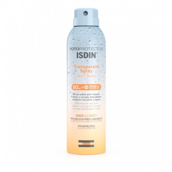 ISDIN - FotoProtector Transparent Spray Wet Skin Αντηλιακό Σώματος SPF50 250ml