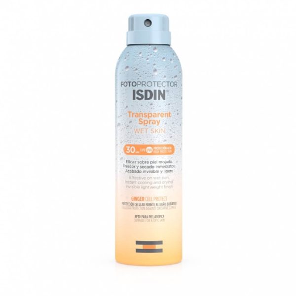 ISDIN - Fotoprotector Transparent Spray Wet Skin Αντηλιακό Σώματος SPF30 250ml ISDIN - Fotoprotector Transparent Spray Wet Skin Αντηλιακό Σώματος SPF30 250ml