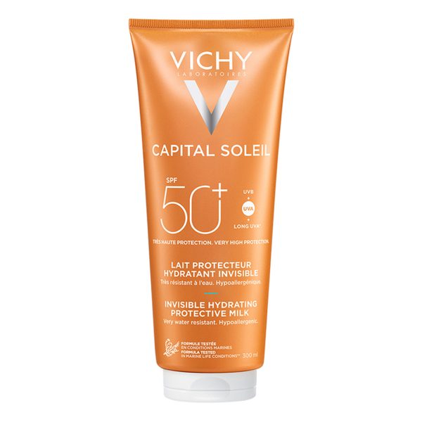 Vichy - Capital Soleil Invisible Hydrating Protective Milk SPF50+ Αντηλιακό 300ml