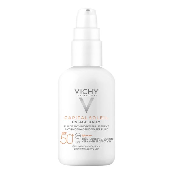 Vichy - Capital Soleil UV-Age Daily SPF 50+ Αντηλιακό Προσώπου κατά της Φωτογήρανσης 40ml