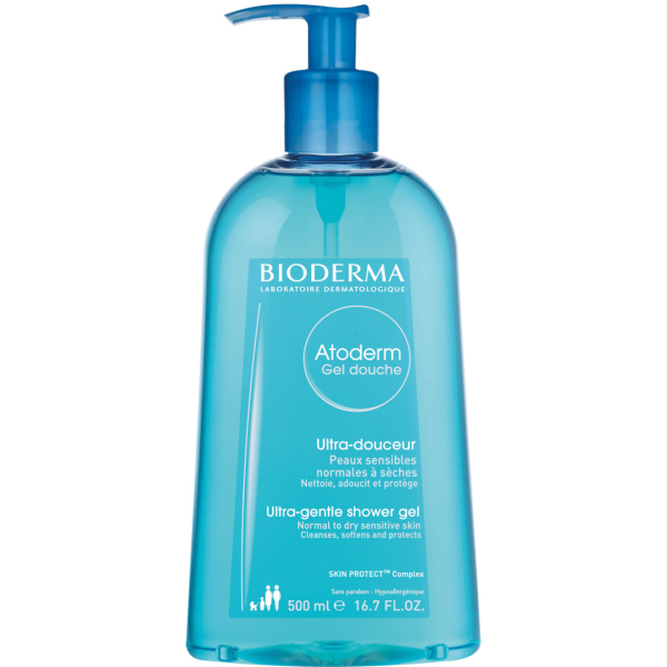 Bioderma - Atoderm Gel Douche Εξαιρετικά Απαλό Αφρόλουτρο Χωρίς Σαπούνι για το Ευαίσθητο Δέρμα 500ml