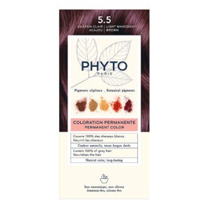 Βαφές Μαλλιών Phyto – Phytocolor 5.5 Ανοιχτό Καστανό Μαόνι 50ml
