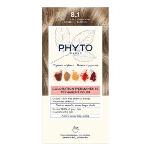 Βαφές Μαλλιών Phyto – Phytocolor 8.1 Ανοιχτό Ξανθό Σταχτί 50ml