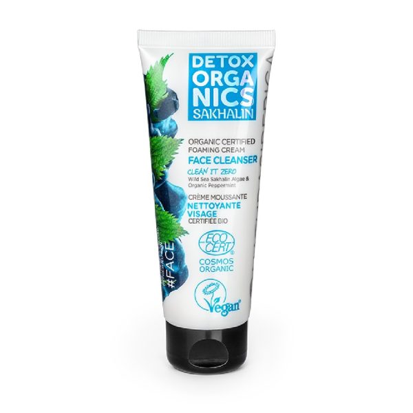 Natura Siberica – Detox Organics Sakhalin foaming cream face cleanser 75ml