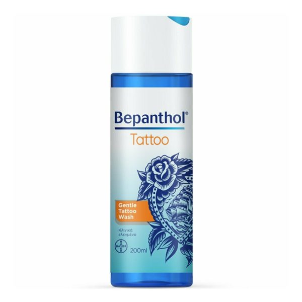 Bepanthol - Απαλό Καθαριστικό για Δέρματα με Τατουάζ 200ml Bepanthol - Απαλό Καθαριστικό για Δέρματα με Τατουάζ 200ml