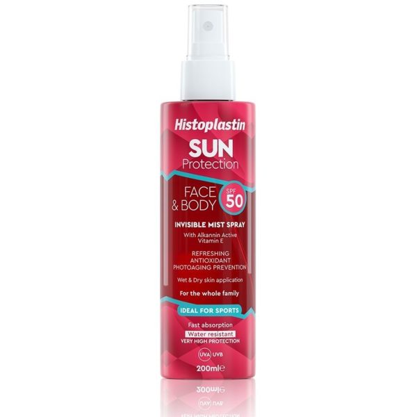 Heremco – Histoplastin Sun Protection Invisible Mist Spray Face & Body SPF50 200ml